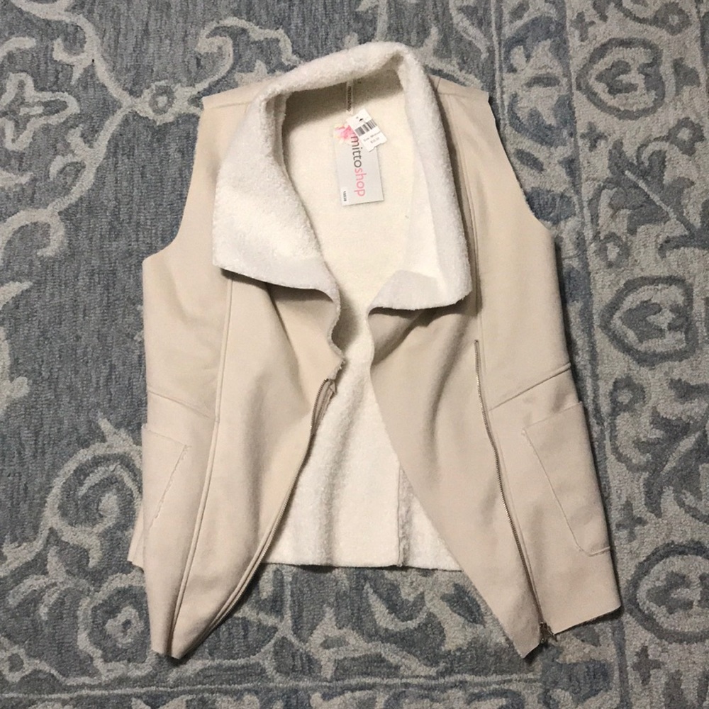 NWT Suede Vest